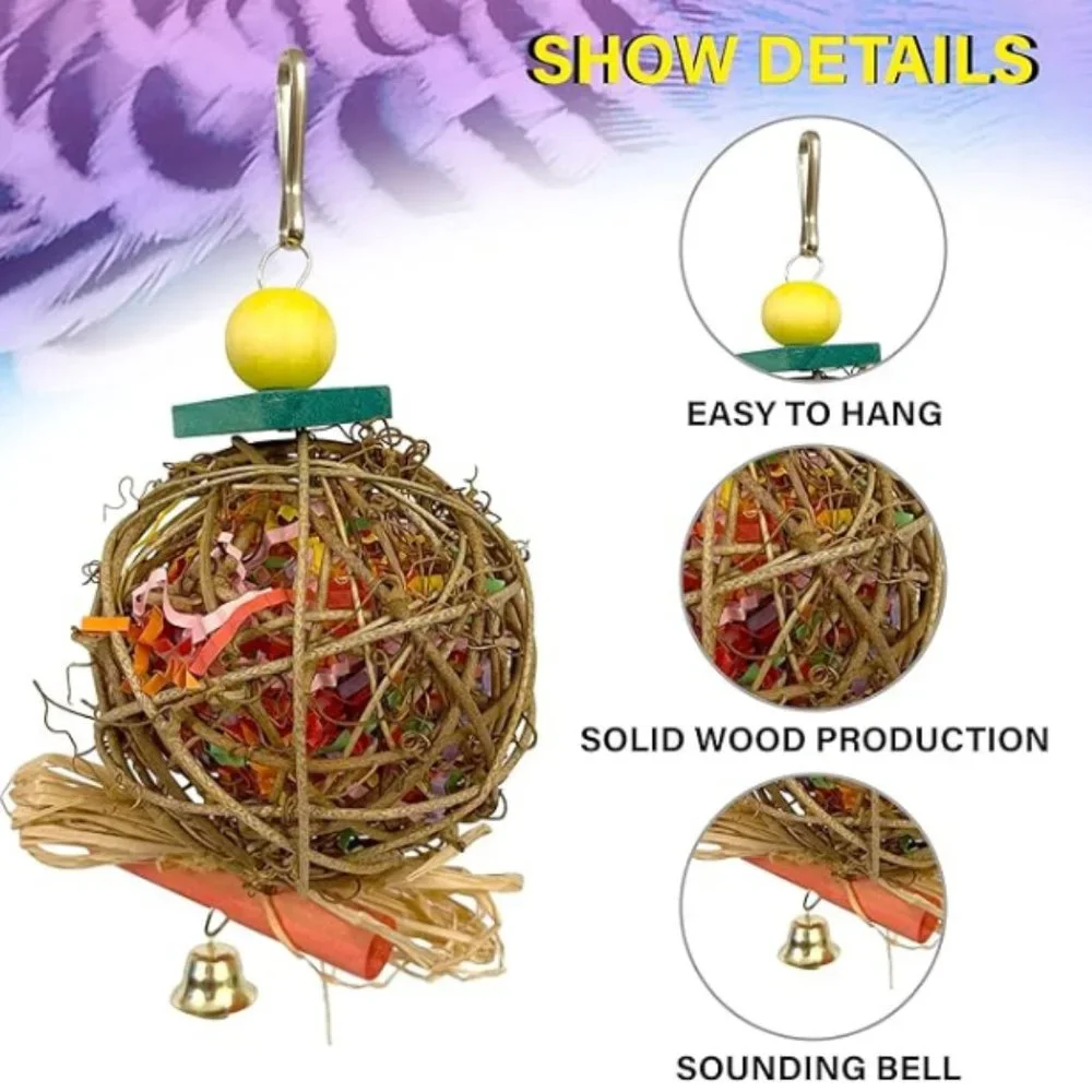 Foraging Shredder Toy for African Grey Cockatoos